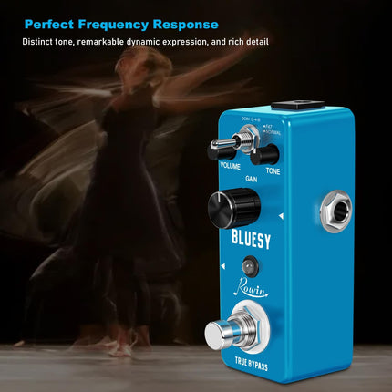 Rowin Vintage Vacuum Bluesy Guitar Effect Pedal
