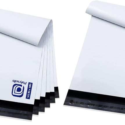 100 Pcs 14.5x19 Inch Poly Mailers Shipping Envelopes, Strong Adhesive Sealing, Waterproof, and Tear-resistant Postal Mailing Bags for Clothing and Accessories