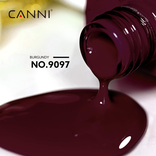 Dark Red Gel Nail Polish, 1Pcs Burgundy Red Gel Polish Deep Red Color Nail Polish Gel High Gloss Soak Off U V Gel Nail French Nail Manicure Salon DIY
