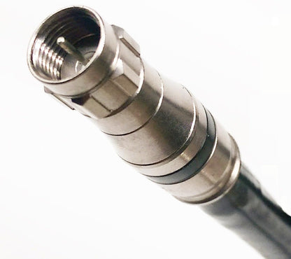 5ft RG-11 Coax Cable 14AWG 75 Ohm Satellite HDTV Cellular Booster Antenna Cable, F-Type Compression - photo 2