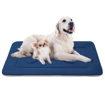 Cama suave para perro grande, almohadilla para jaula de perro de 42 in, base antideslizante, colchón lavable para dormir perros, camas para mascotas, camas para gatos, almohadillas para perreras