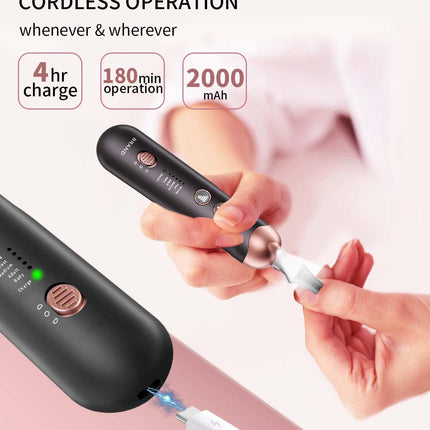 Electric Nail File Toe Nail Grinder for Thick Toenails Manicure Kit