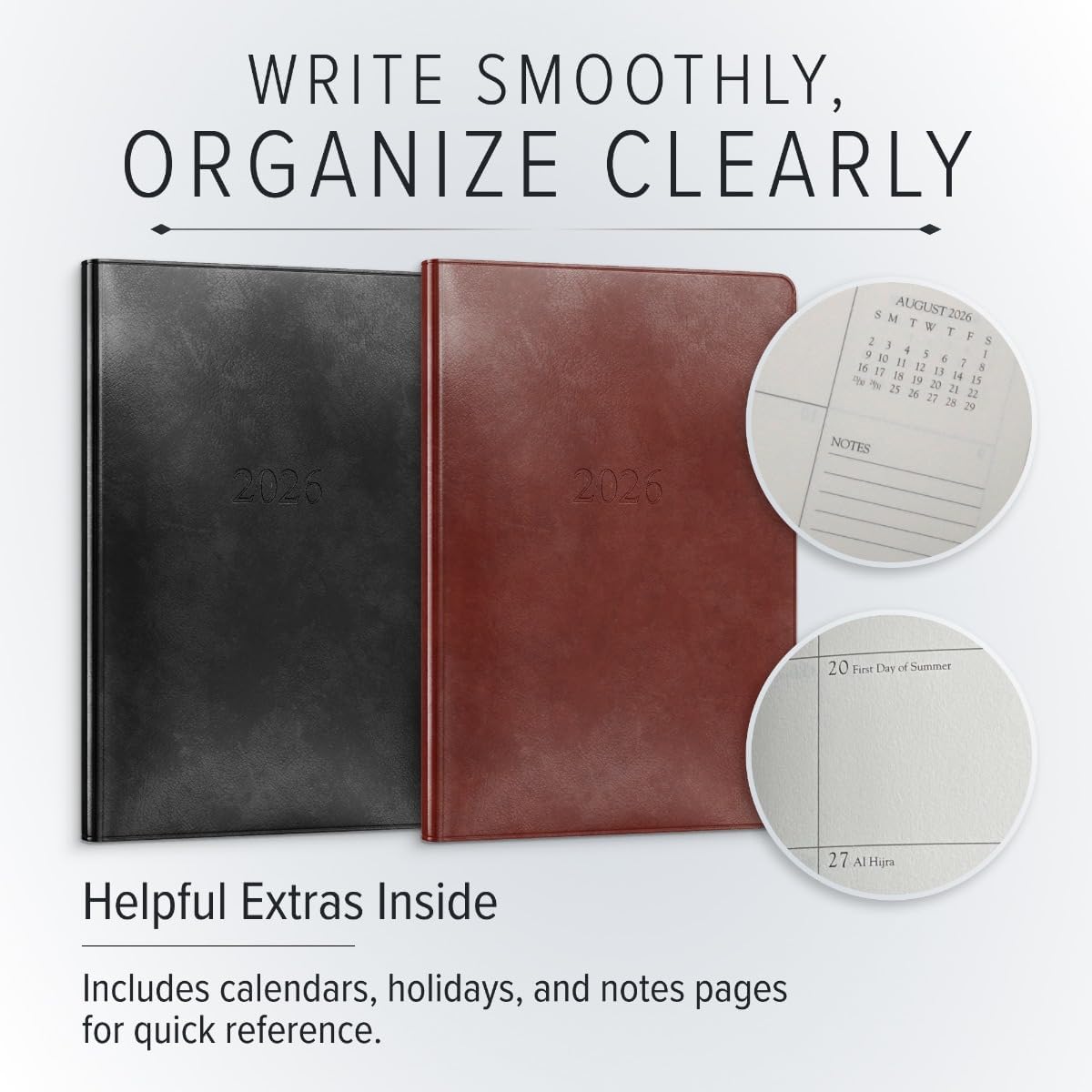 2025-2026 Weekly Monthly Planner, Acadia Plum, 8 x 5.5 - photo 3