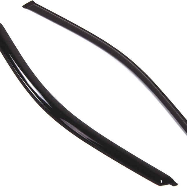 Dark Smoke Outside-Mount Side Window Visors, 2-Piece Set