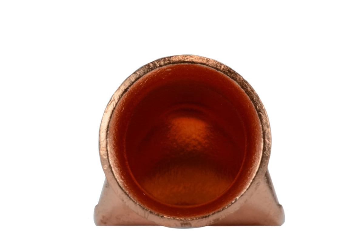 5 Pack Bare Copper Welding Battery Cable Ends, Lugs Terminal 2/0 AWG 1/2" Hole (6 AWG to 1/0 AWG Options Available)