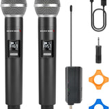 Wireless Handheld Microphones with 2.4GHz 500 ft Range
