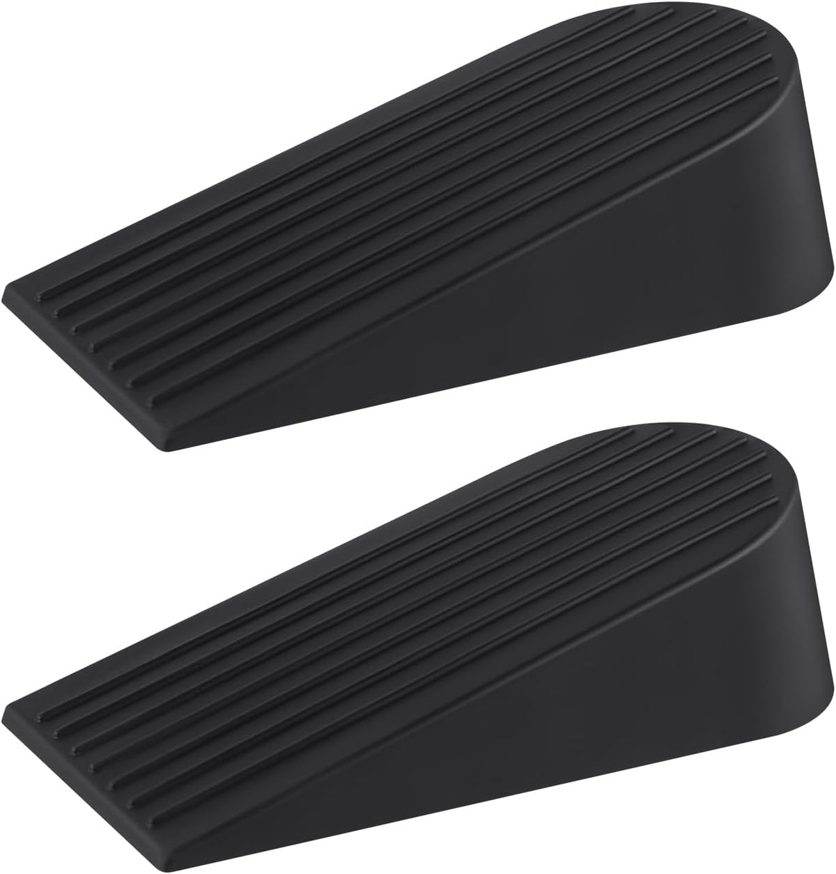 Big Door Stoppers for Bottom of Door on Floor, Premium Big Rubber Door Stop Wedge, Floor Sturdy Stackable Door Stops