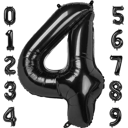 Number Balloons 5 Balloon Blue Birthday Decorations for Men Party, 40 Inch