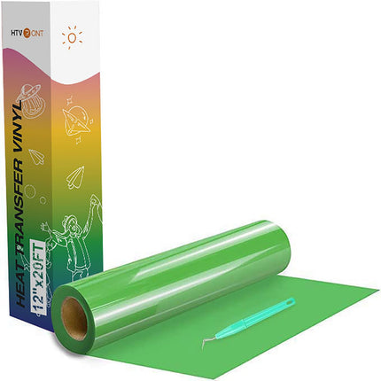Heat Transfer Vinyl White HTV Rolls, 12" x 20ft