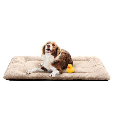 Dog Crate Pad Washable Dog Bed for Crate Medium Mat 36-Inch Gray