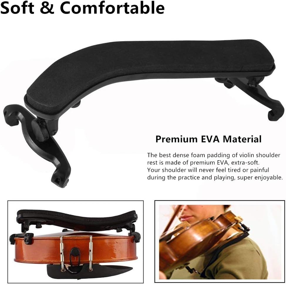 Violin Shoulder Rest for 1/2 Size, Adjustable Violin Shoulder Rest - photo 3