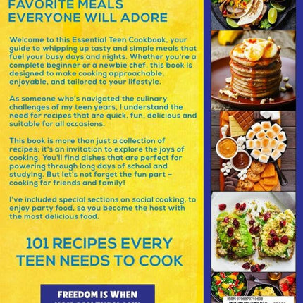 101 Recipes Every Teen Needs To Cook: Quick & Easy Favorite Meals Everyone Will Adore (with Fun Tips & Facts) (Easter Basket Stuffers For Teens)