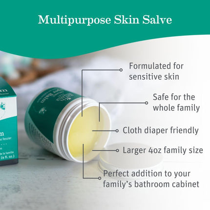 Earth Mama Organic Diaper Balm - 4 fl oz - Diaper Cream for Baby - Safe for Sensitive Skin - Baby Essentials