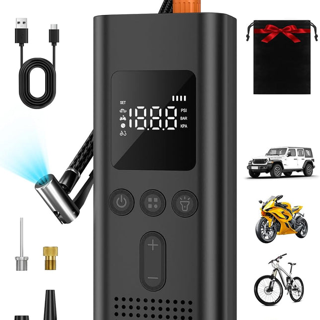 150 PSI Cordless Portable Tire Inflator Air Compressor