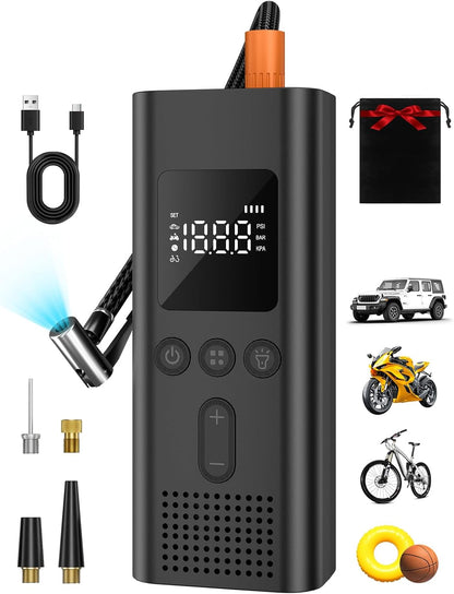 150 PSI Cordless Portable Tire Inflator Air Compressor