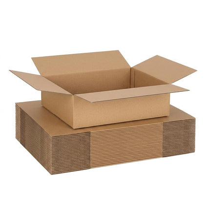 12x12x12 Shipping Boxes 10 Pack, Brown Corrugated Cardboard Boxes with Side-Lock and Pre-Applied Double-Sided Tape, Easy Assemble Packing Mailer Boxes for Small Business Shipping