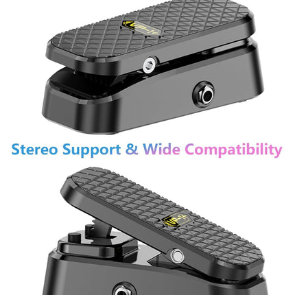 Expression/Volume Guitar Effect Pedal, Universal Expression Pedal 2 in 1 for Keyboards, MIDI Keyboards/Controllers and Supported Guitar Effects Pedals
