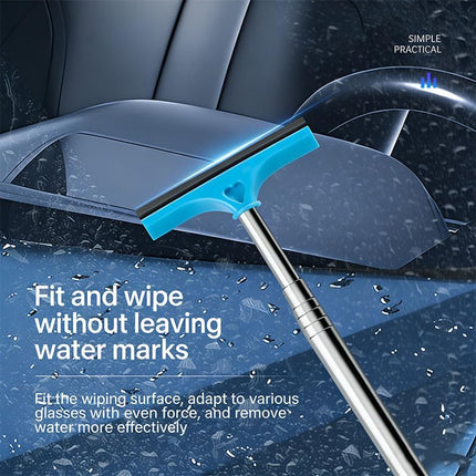 5 PCS Side Mirror Squeegee, Car Mirror Squeegee, Retractable Car Rearview Mirror Wiper, Portable Car Cleaning Tool for Rainy Foggy Weather (Black/Pink/Green/Orange/Blue)