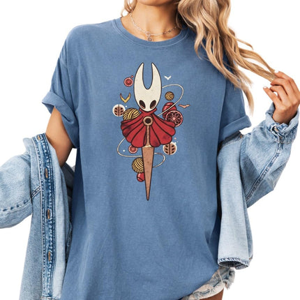 Hollow Knight Silksong Hornet T-Shirt, Hornet Indie Game Shirt, Hollow Bug Night Shirt