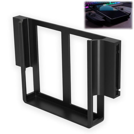 Portrait Controller Mount for Lenovo Legion Go, Vertical Gaming Grip Accessory, Secure Side Controller Attachment for Handheld & Retro Emulation (Black)