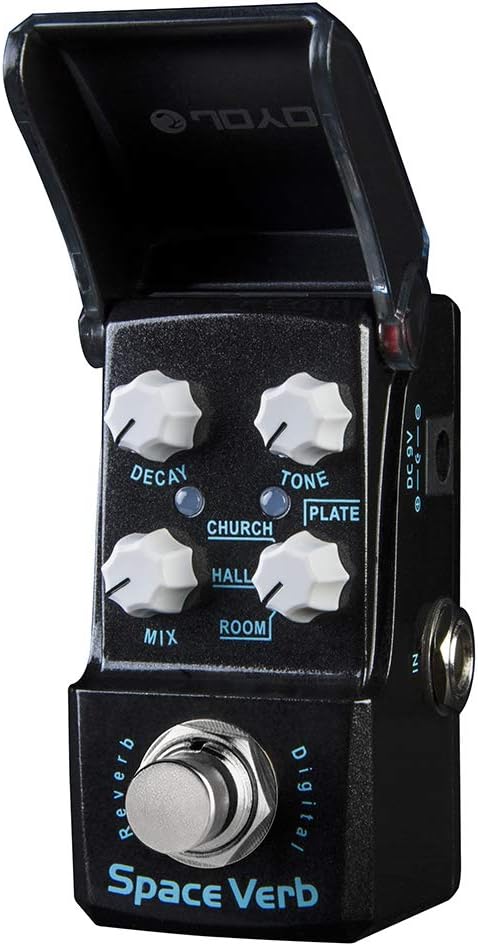 Digital Reverb Mini Guitar Pedal with 4 Modes and True Bypass