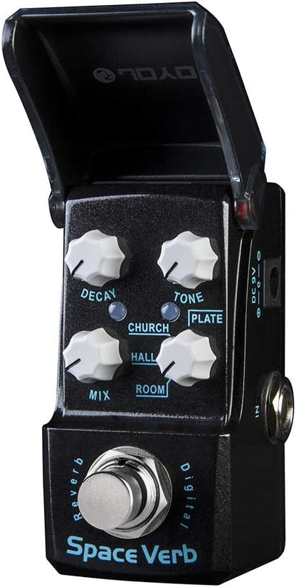 Digital Reverb Mini Guitar Pedal with 4 Modes and True Bypass