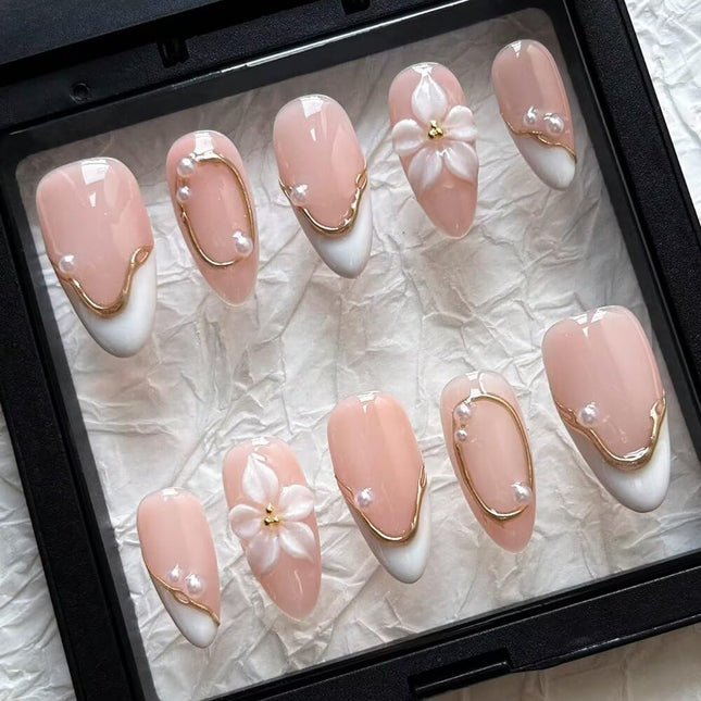 Spring Press On Nails Almond Fake Nails - photo 2