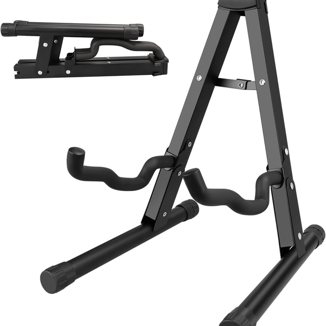 1/2/4 Pack Guitar Stand, A-Frame Folding Guitar Stand with Non-Slip