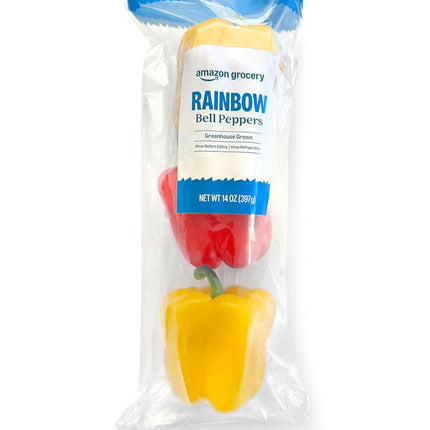 Amazon Grocery, Rainbow Bell Peppers, 3 Ct