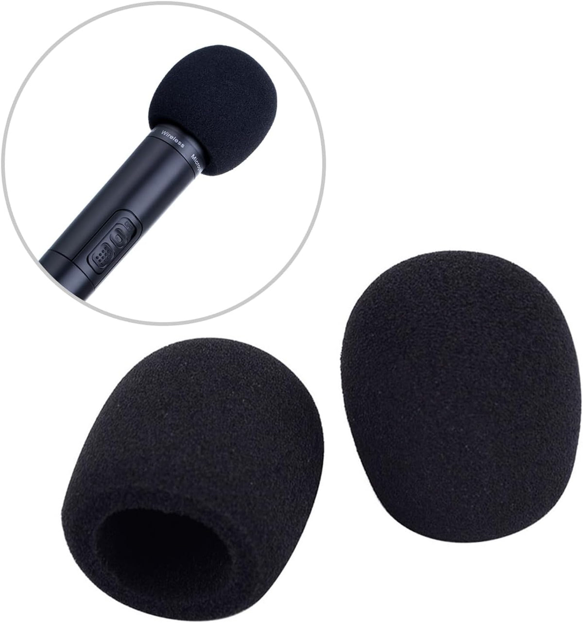 5 Pack Foam Mic Cover for Handheld Microphones - photo 5