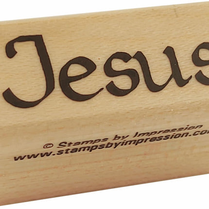 Stamps by Impression Jesus Rubber Stamp - .45" x 1.25"