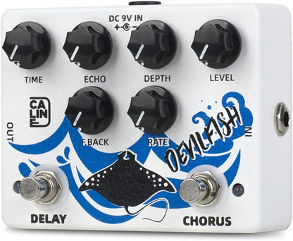 Chorus Delay Effect Pedal Dual Guitar Pedal - photo 4