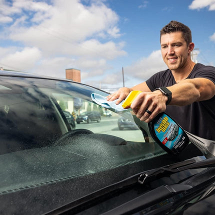 Invisible Glass 99611 3-Piece Auto Glass Cleaning Kit Includes Premium Glass Cleaner Spray, Wipes and (1) Microfiber Towel for Streak-Free Auto Glass Windows, Windshields & Mirrors