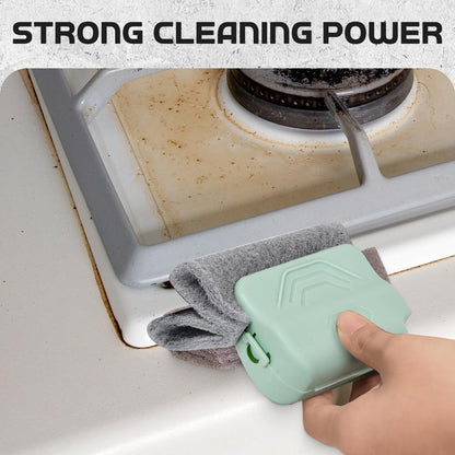 3-Piece Handheld Window Track & Narrow Gap Cleaning Brush Set