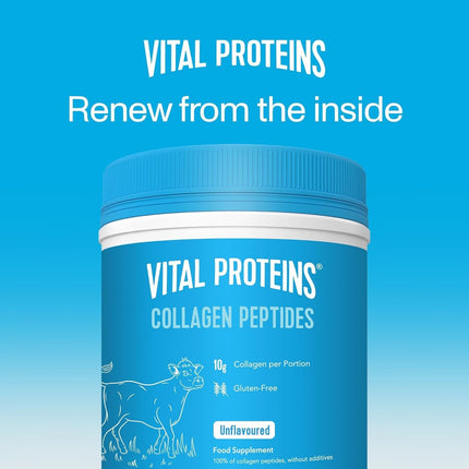 Vital Proteins Collagen Peptides Powder 20oz benefits for hair skin nails and joints