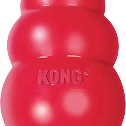 KONG Classic Stuffable Dog Toy - Fetch & Chew Toy for Dogs - Treat-Filling Capabilities & Erratic Bounce for Extended Play Time - Durable Natural Rubber Material - for Extra Small Dogs