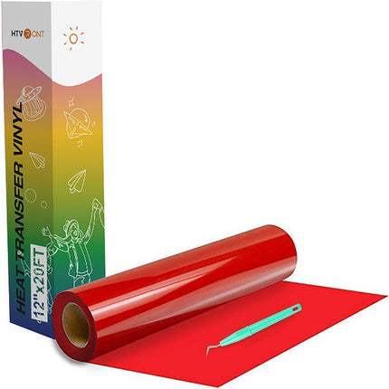 Heat Transfer Vinyl White HTV Rolls, 12" x 20ft