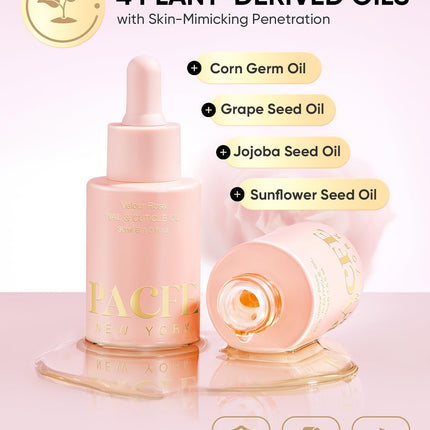 Velour Rosa Nail and Cuticle Oil, 1.0 fl oz
