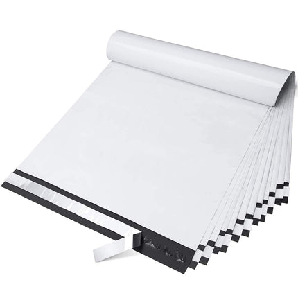 Poly Mailers 10x13 Inch 100 Pack,Shipping Bags for Clothes,White