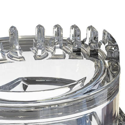 Garlic Twister 4th Gen, clear manual garlic mincer for ginger, herbs and nuts