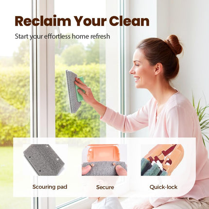 Magic Window Track Cleaner, 2026 New Window Groove Cleaning Brush Tools Set, for Window lides Gaps Tile Lines Shutter Slats Car Vents & Narrow Gaps (3PC)
