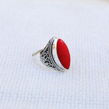 Solid 925 Sterling Silver Ring For Women & Girls, Mystic Quartz Ring Gemstone Unique Handcrafted Ring
