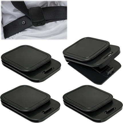 Seat Belt Clips, 2.9" Width Adjustable Anti - Slip Car Clips Shoulder Limiter Adjuster for Adults Car Sedans SUV RV MPV Seat, Comfort & Safety Accessory for Car (4 Pack)