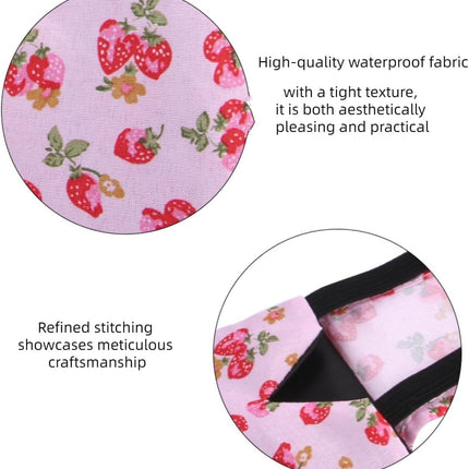 MANON ROSA Chicken Diapers Bantam Hens - Reusable 6-Piece Set with Bow Ties Poultry Nappies Washable Waterproof for Geese Pet Ducks Silkie(6D20P XS)