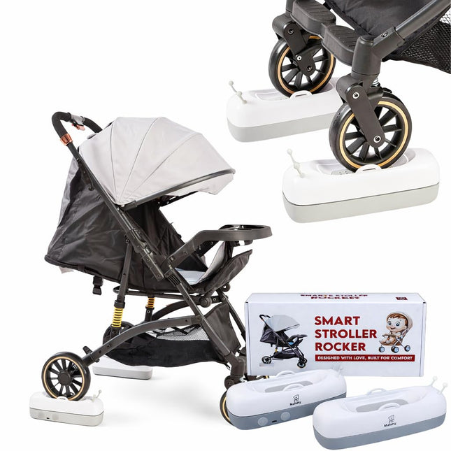 Smart Stroller Rocker for Baby – Automatic Parent-Like Rocking with Remote Control, 30/60/90 Min Timer, Type-C