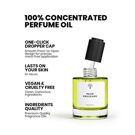 Eternal perfume oils Pear Pressure EAU DE PARFUM Perfumes For Women Concentrated Womens Perfume Long Lasting Alcohol Free 1.01 FL OZ