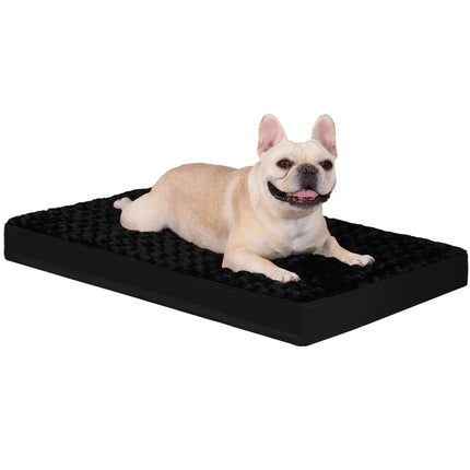 Washable Dog Bed for Crate Waterproof for Medium Dogs,41x27 Inch,Gray