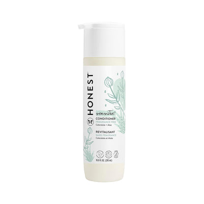 Silicone-Free Conditioner, Gentle, Hypoallergenic, Naturally Derived Ingredients, Fragrance-Free for Sensitive Skin, 10