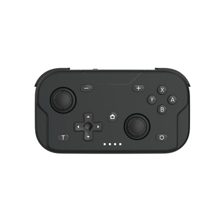 Portable Mini Controller for Nintendo Switch 2/Switch 1/PC/iOS/Android/Steamdeck, Joystick Lift and Down Design,Wireless Bluetooth & Wired Gamepad with Turbo Function, 6-Axis Gyro, HD Vibration & 3D Joysticks, Home Button Wake-Up(black)