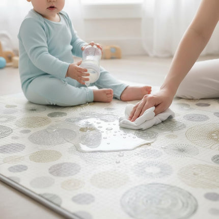 Baby Play Mat, 79x70 Inch Foldable Play Mats for Babies and Toddlers, Extra Large Play Mat, Anti-Slip Crawling Mat for Floor, Reversible & Waterproof Foam Floor Mat, Baby Foam Playmat for Tummy Time